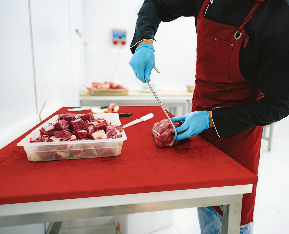 Commercial food preparation Plastic Chopping Boards cut-to-fit your ...